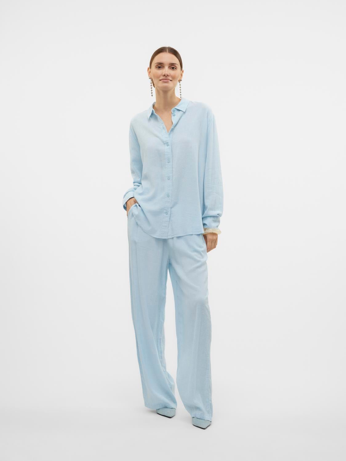 VMLINN Shirt - Airy Blue - VERO MODA & VILA Bergvik